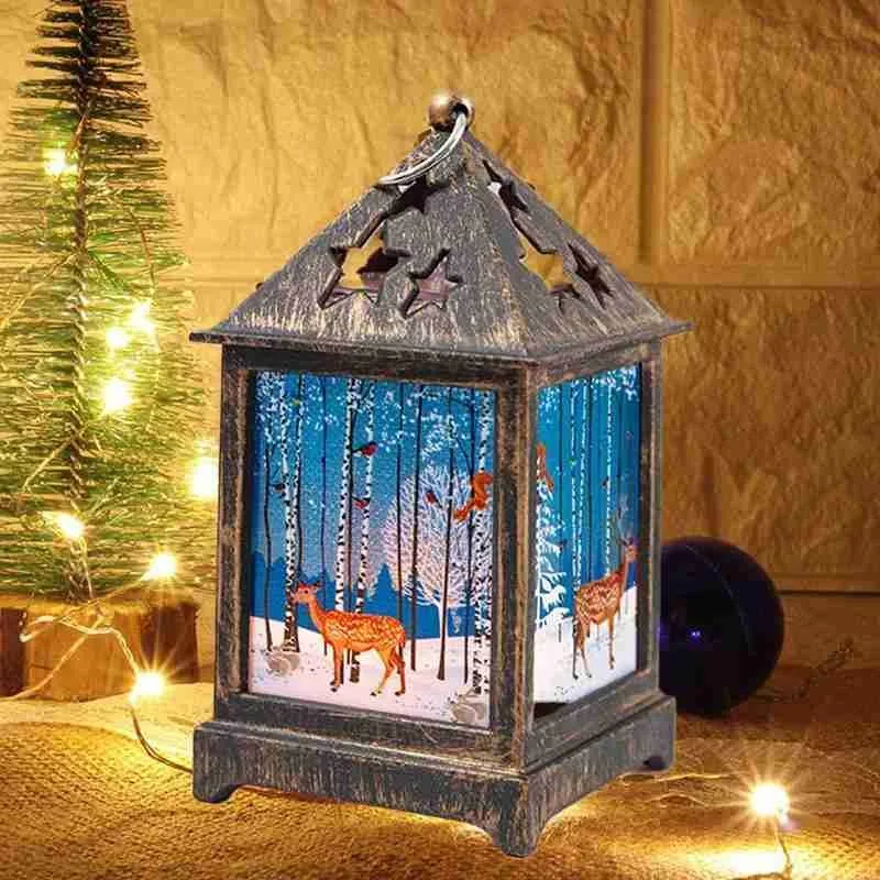 Рождественские огни Счастливого Рождества светодиодный подвесные украшения