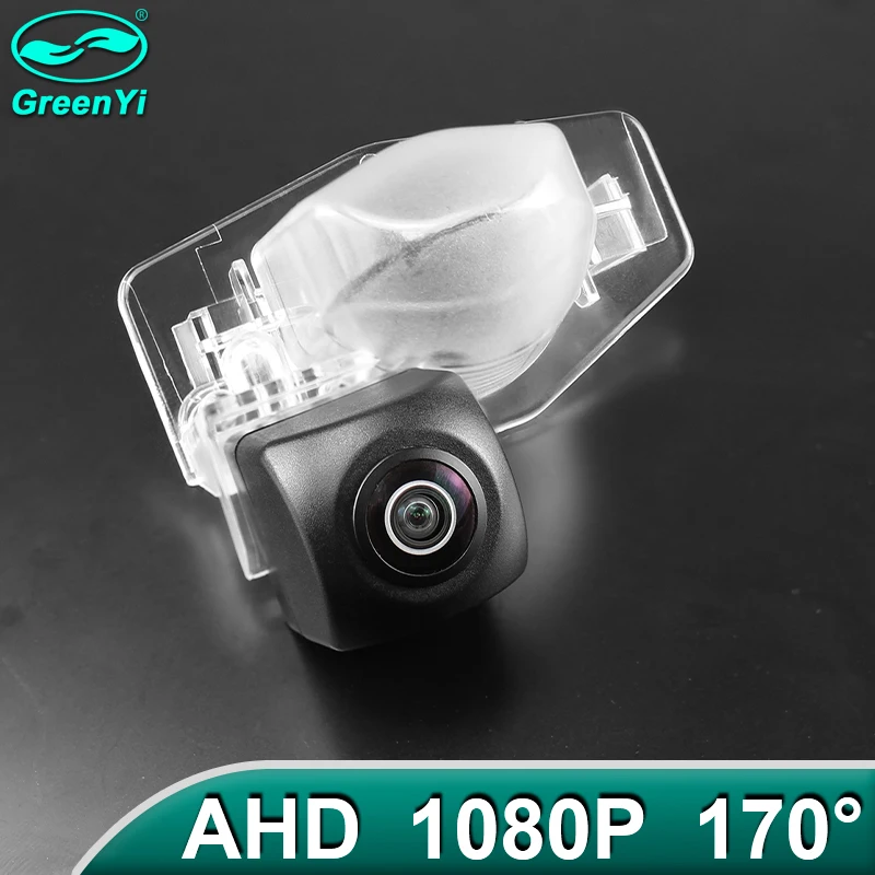 

Автомобильная камера заднего вида GreenYi, камера заднего вида AHD 170x1920 P с углом обзора 1080 градусов для Honda CRV Odyssey Accord Crosstour FR-V Fit Jazz HRV CRZ CRX