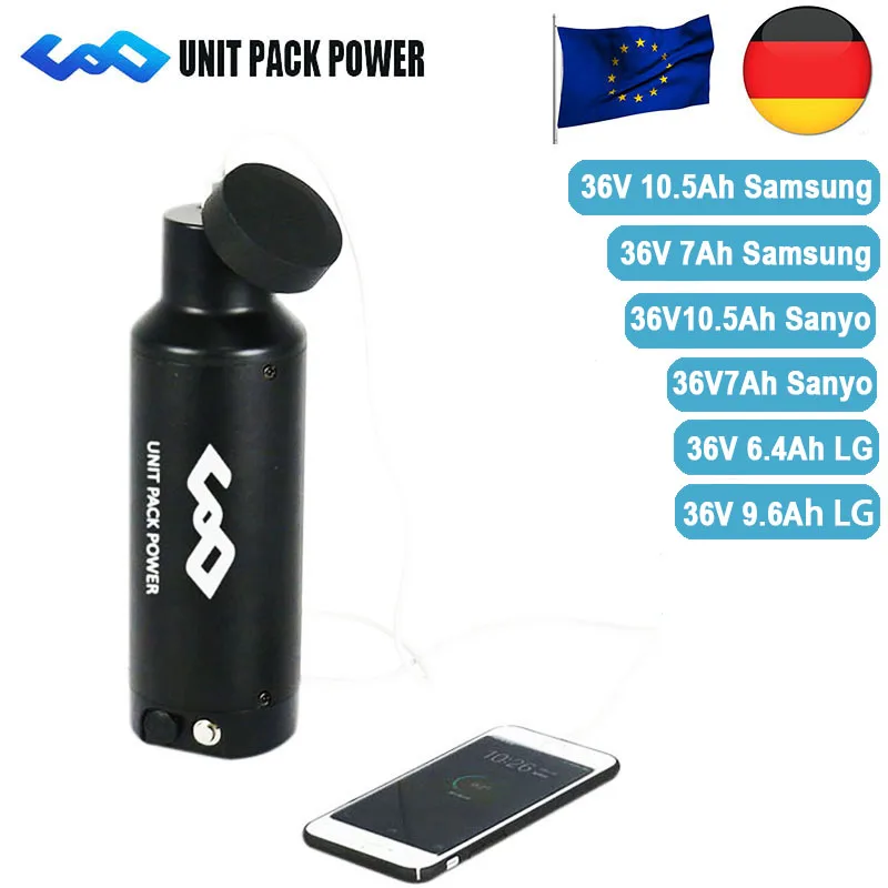 Байк способный преодолевать Броды батарея Samsung е байка 36В 10.5AH небольшой мини