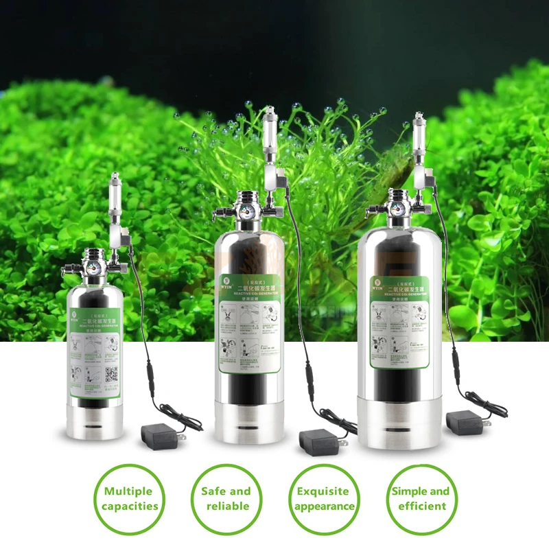 Аквариум CO2 DIY система Co2 генератор комплект с манометром пузырьковый счетчик фильтр и Soleonid(опционально