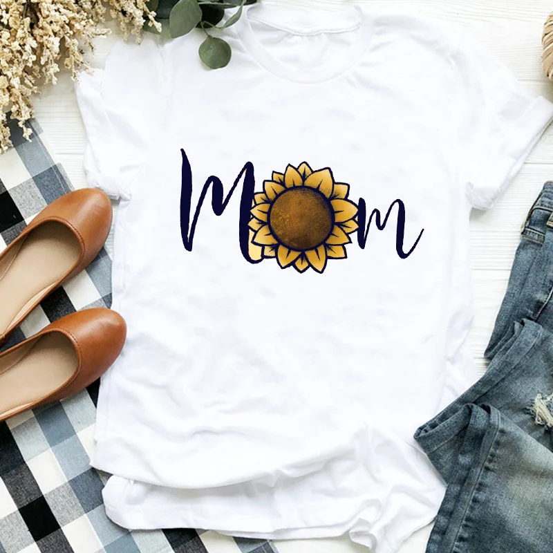 

Women Lady Floral Flower Girl Sweet Fashion Printing Fashion Print Tshirt Female T Tee Womens Shirt Clothes Top Graphic T-shirt