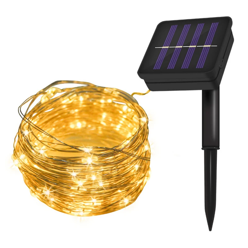 Solar LED lamp string solar outdoor festival Festival Christmas party waterproof color | Лампы и освещение