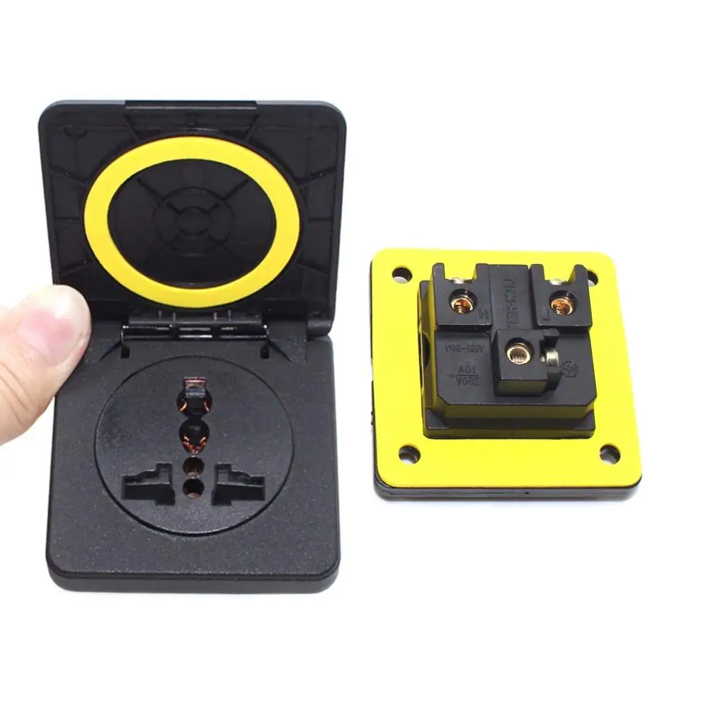 Универсальная Водонепроницаемая промышленная розетка стандарта ЕС США