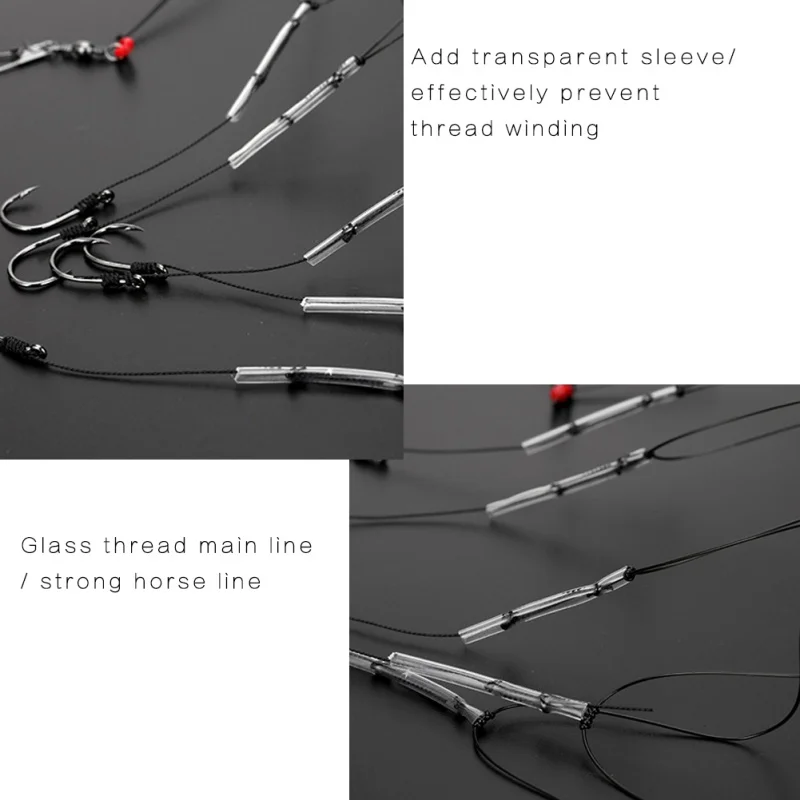 Рыболовный крючок с защитой от намотки рыболовный стальной рыболовная леска