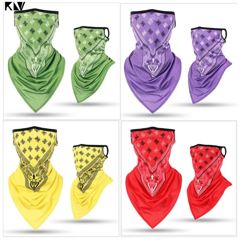 Бесшовная бандана-шарф унисекс с цветочным принтом |