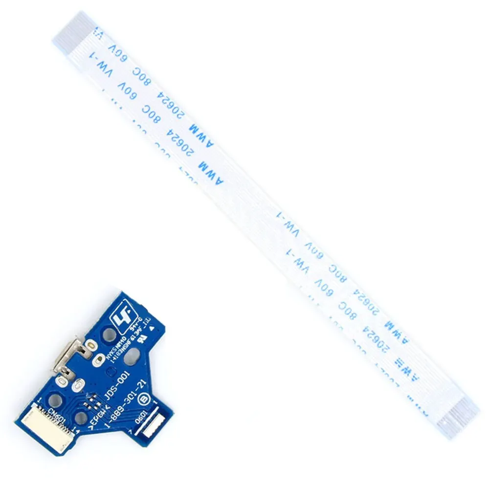 1 шт. контроллер с USB разъемом для зарядки + 12/14 шлейф PS4 Dualshock 4|Запасные части| |