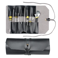 chef knife bag pu leather roll bag cooking knife bag tool bag organizer pouch case hand tool storage bag
