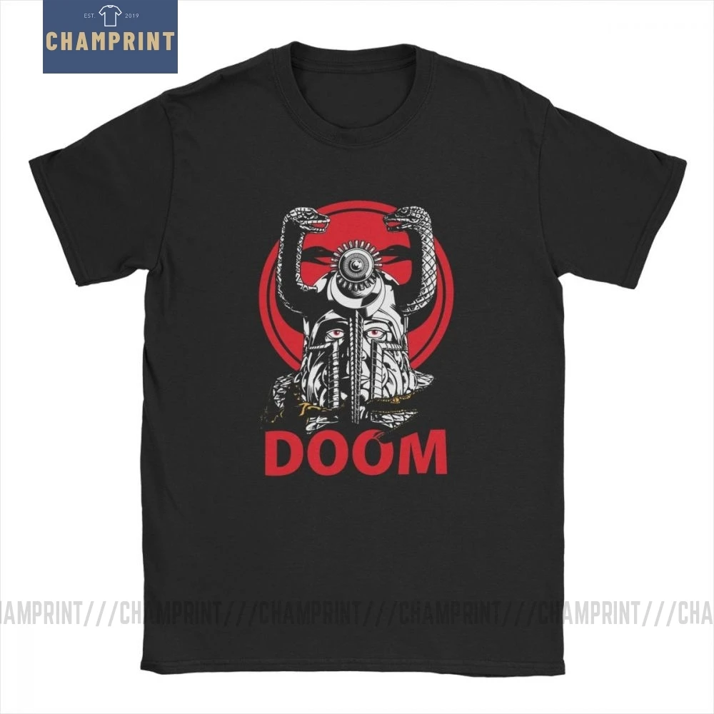 DOOM мужские футболки Ретро игра Конан варвар гулса змея Культовая Винтажная