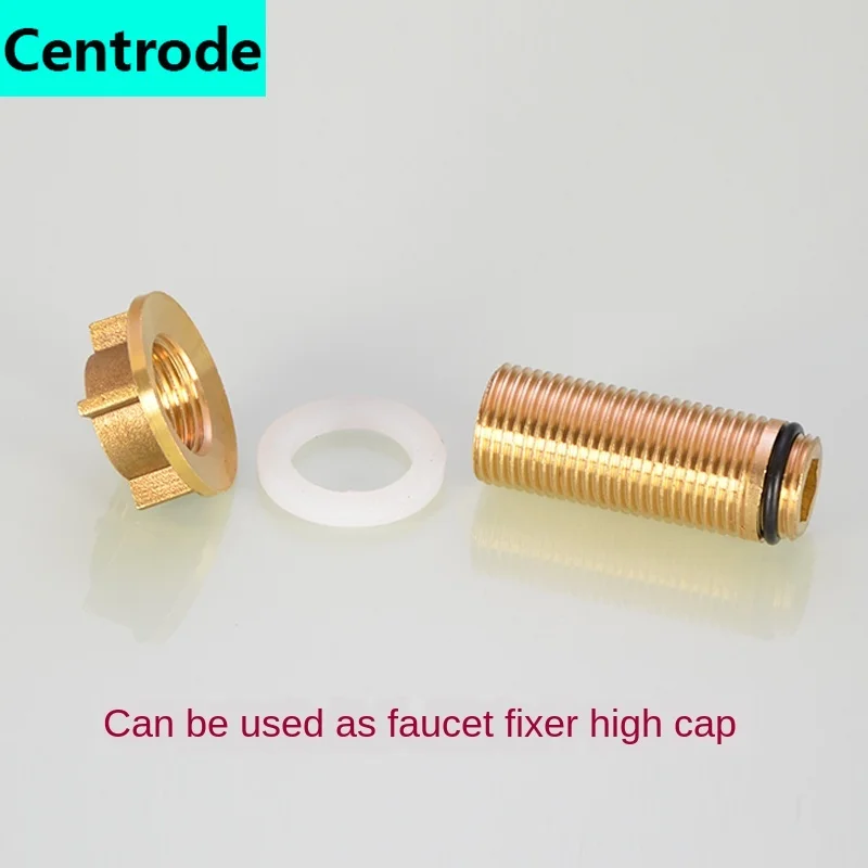 Одиночный кран для холодной воды раковины фиксирующая гайка 1/2 дюйма медный