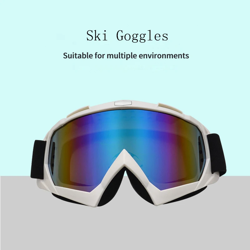 

Ski Goggles Winter Motorbike Snow Sports Cross-Country Snowmobile Goggle Sunglasses Anti-Fog UV Men Interchangeable Lens Glasses