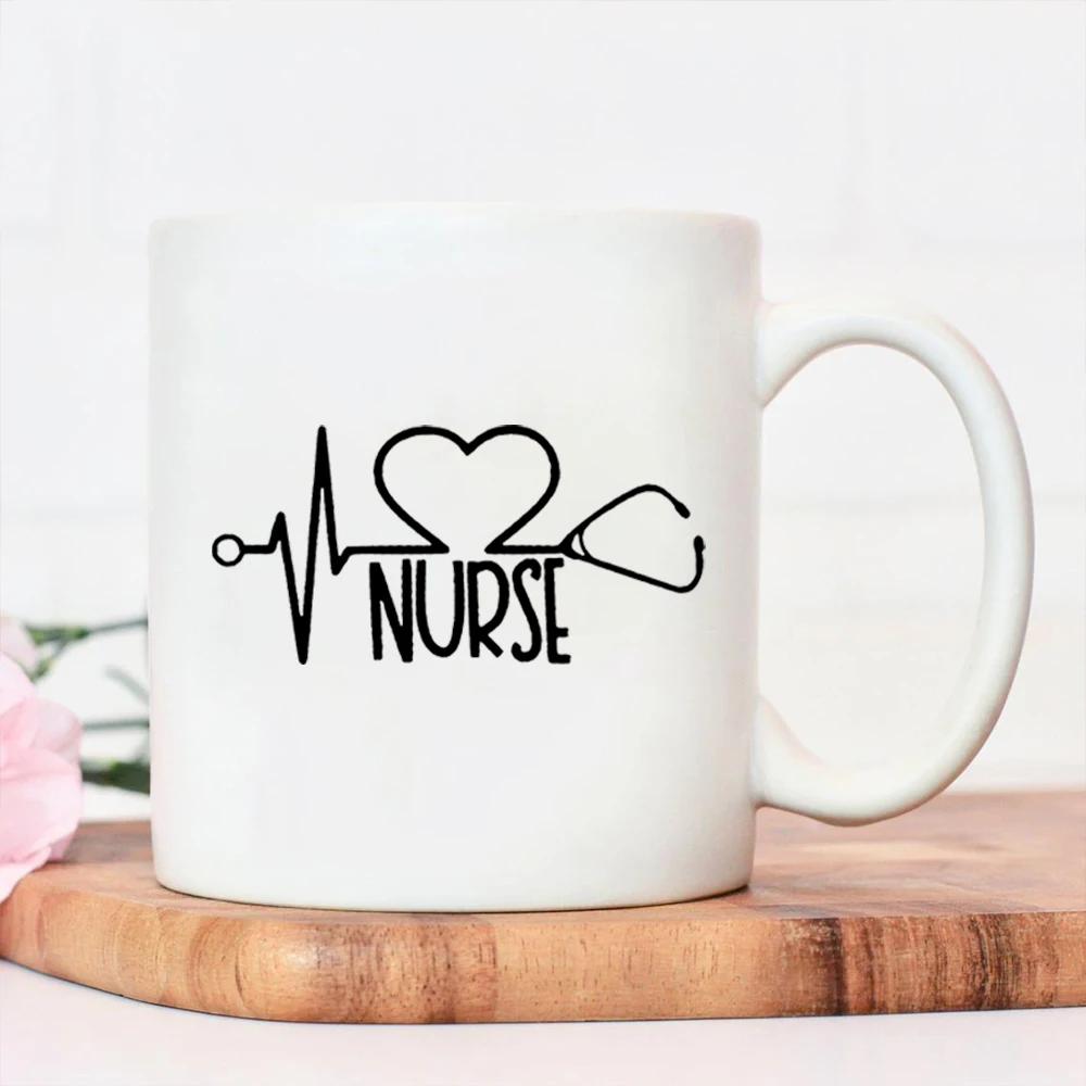 

Чашка для воды с принтом медсестры, Экологически чистая и пригодная для переработки