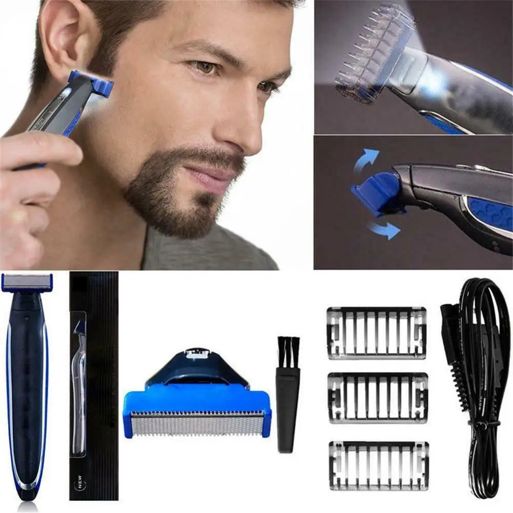 New USB Rechargeable Shaver For Men Electric Razor Beauty Beard Shaver Cleaning Machine Razor Trimmer Fast Hair Shaving Machine