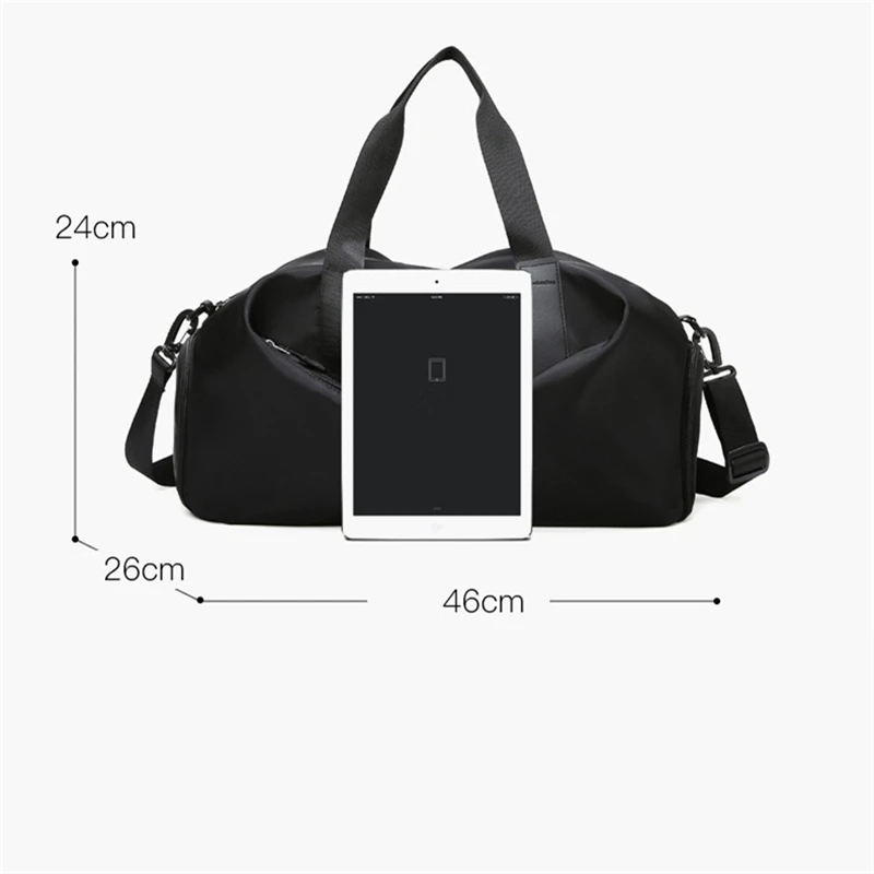 2022 Gym Bag With Shoe Compartment Hand Shoulder Luggage Portable Women's Handbags For Fitness Training Yoga Bolsa Sac De Sports