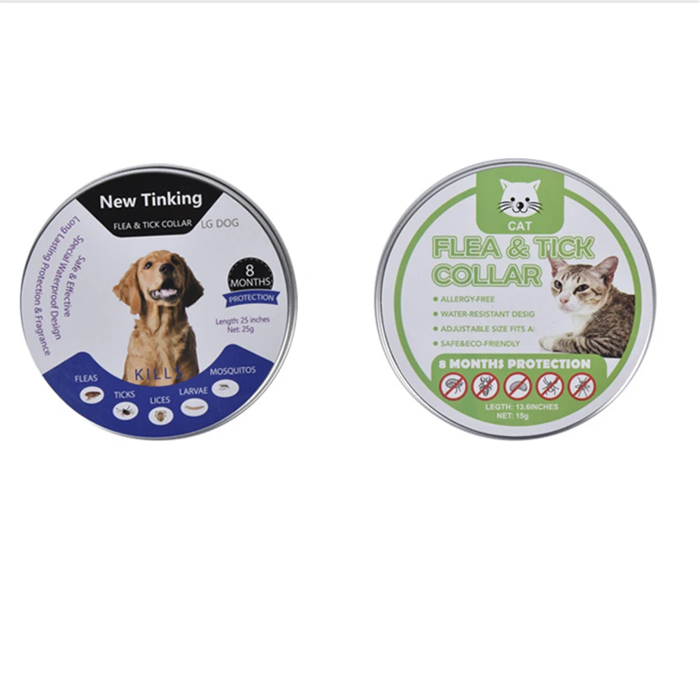 Adjustable Silicone Pet Collar Anti-insect Mites Removal Protection Health Product Cat Dog Neck Strap Fleas Prevention Remedy | Дом и сад