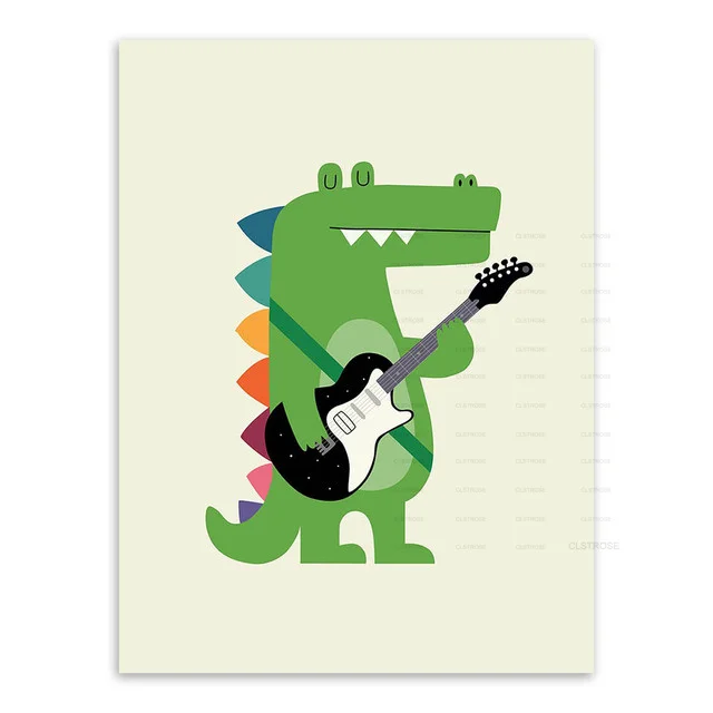 

Diamond Painting Diy 5D Acrylic Cartoon Elephant with Bear Rabbit Giraffe Dinosaur Pattern Background Living Room Furniture Wall