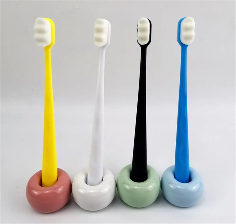 Новинка 100 шт./лот ультратонкая очень мягкая зубная щетка портативная