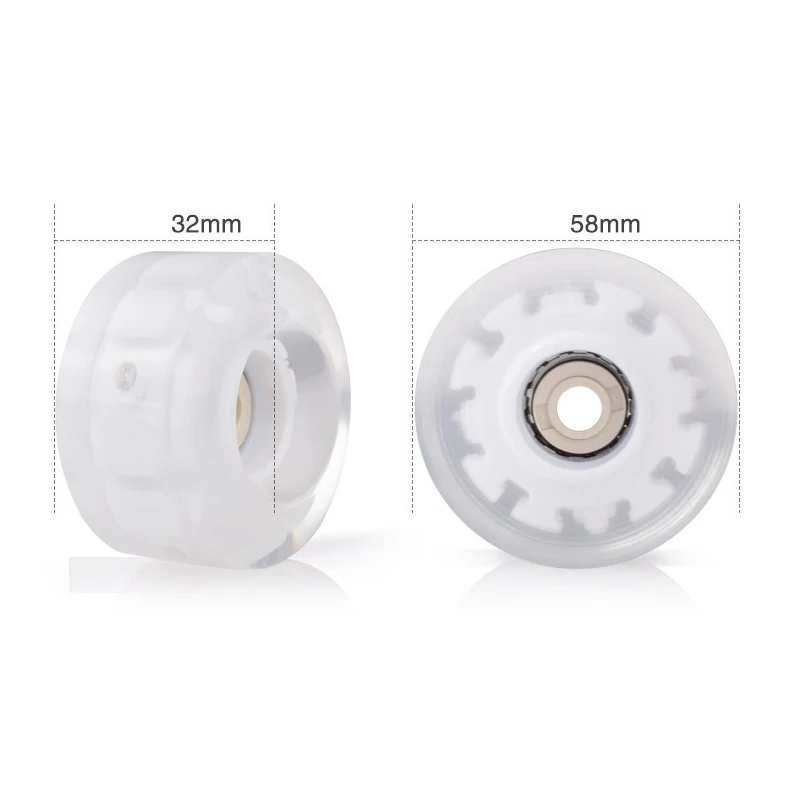 4 шт световой светильник вверх роликовые коньки колеса Подшипники ролика для