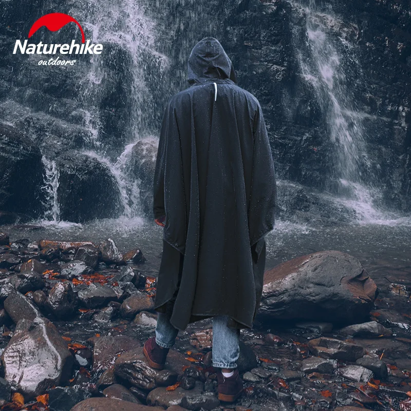 Naturehike 2020 Новое наружное пончо дождевик водонепроницаемый дышащий Кемпинг