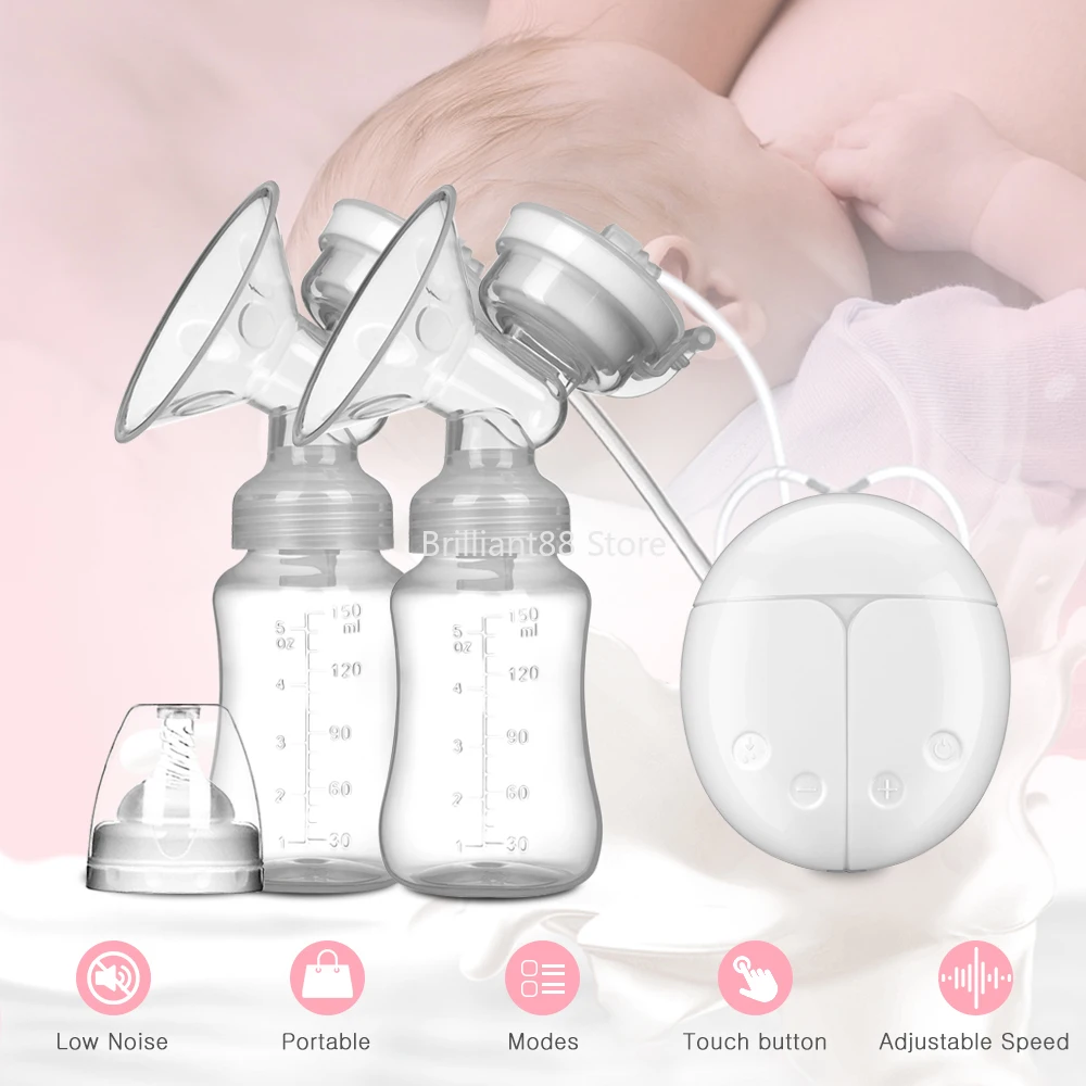 

Electric breast pump, one-sided and two-sided silicone manual breast pump, baby breastfeeding accessories