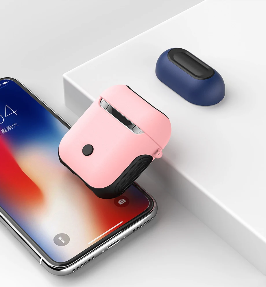 Чехол для наушников, чехол для Apple Air pods, кожаный чехол, зарядное устройство, настоящие беспроводные наушники Bluetooth, аксессуары