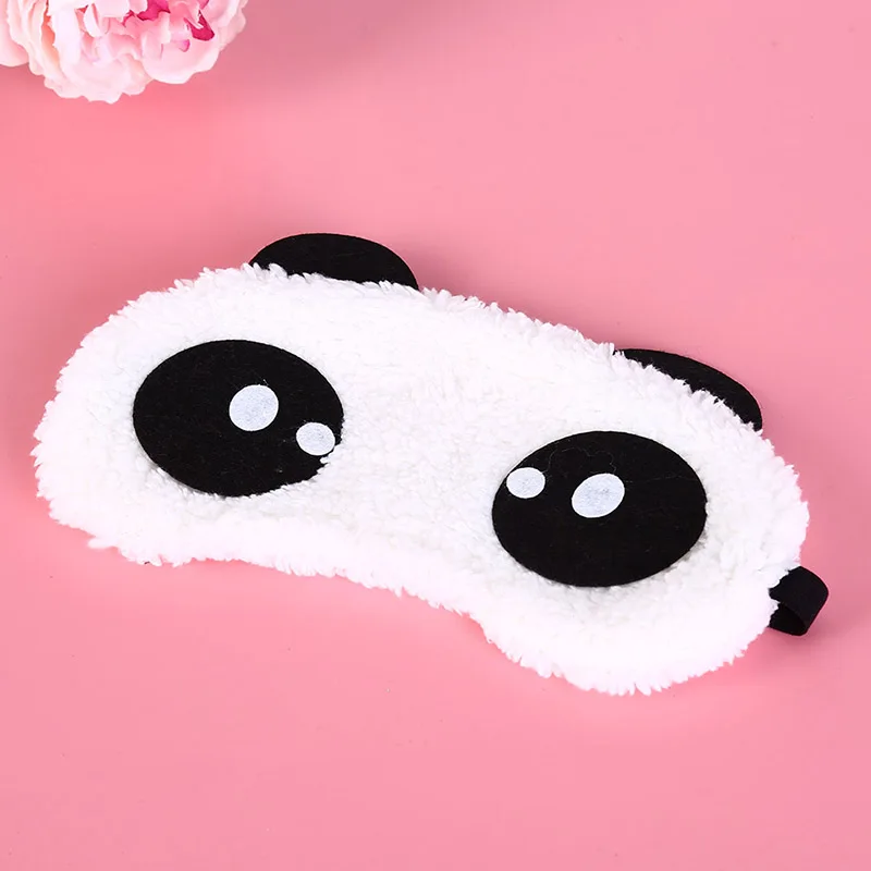 Hot Cartoon Panda Sleep Mask Natural Sleeping Eye Eyeshade Cover Shade Patch Soft Portable Blindfold Travel Eyepatch | Красота и