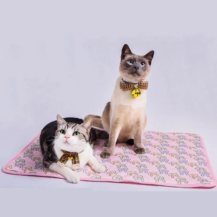 Летняя охлаждающая подстилка для домашних питомцев с милым мультяшным принтом