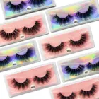 1 пара натуральных ресниц, драматические пушистые ресницы ручной работы из искусственной норки, ресницы кошачий глаз, полная полоса, накладные ресницы, длинные пушистые инструменты для макияжа