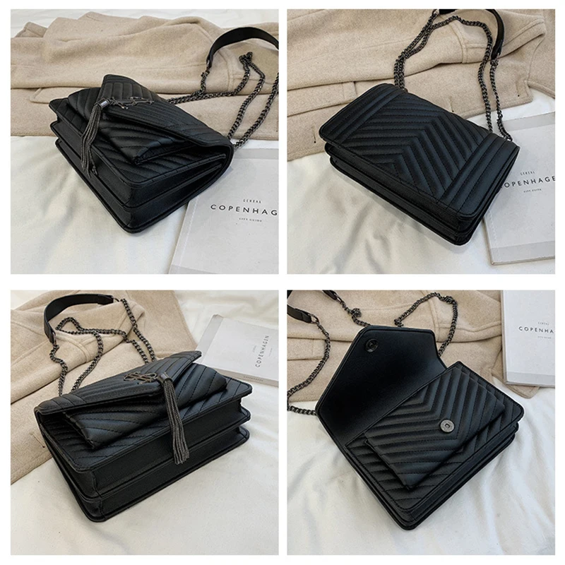 Женские сумки известного бренда с цепочкой дизайнерские модные роскошные