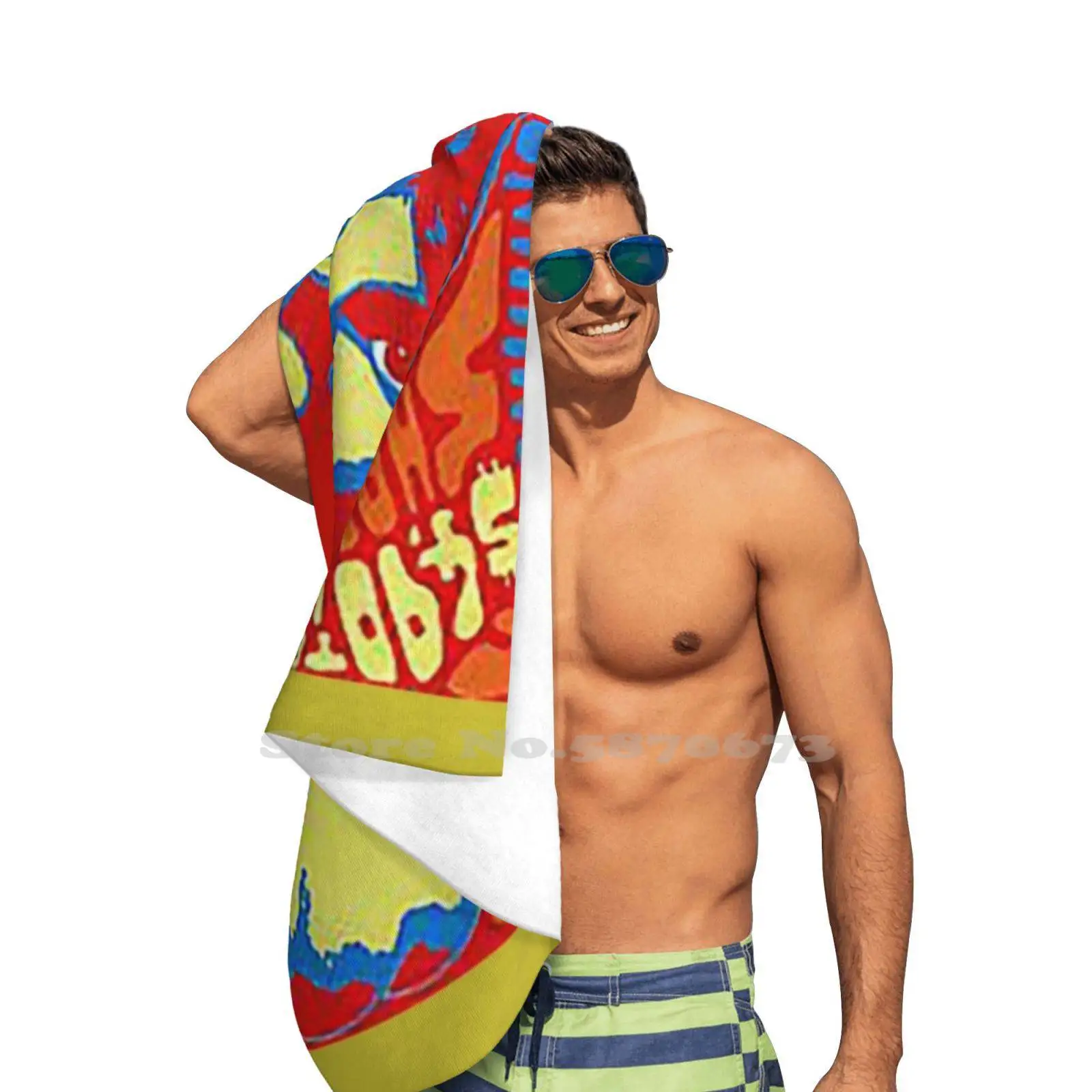 Футболка с рисунком группы мягкое полотенце для лица дома и улицы музыка