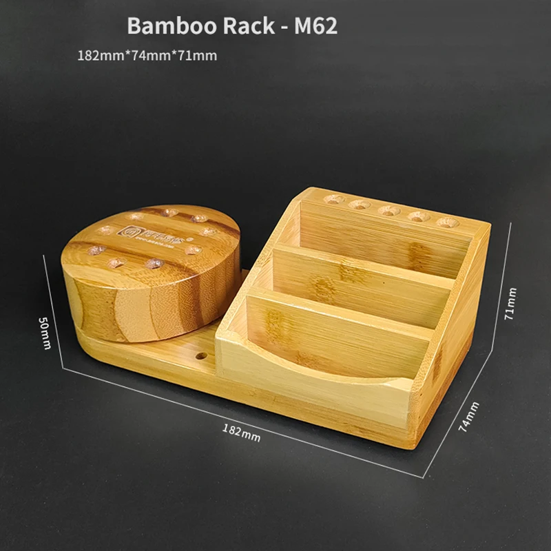 Бамбук многофункциональный ящик для хранения стеллаж вращающийся держатель
