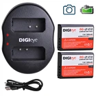 Аккумулятор LP-E10 LP E10, 2 шт., для камеры Canon 1100D, 1200D, 1300D, Rebel T3, T5, KISS, X50, X70