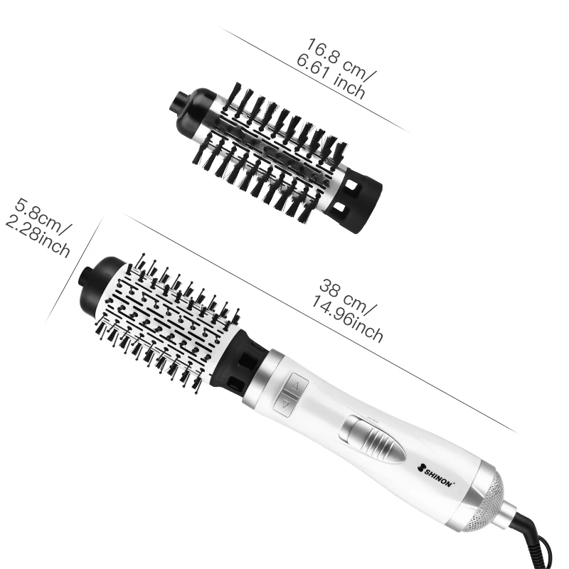 Volumizer Hot Air Comb Electric Rotating Hair Dryer Brush Straightener Curler Fast Heating Hairdryer Blow Styler Care Tool |