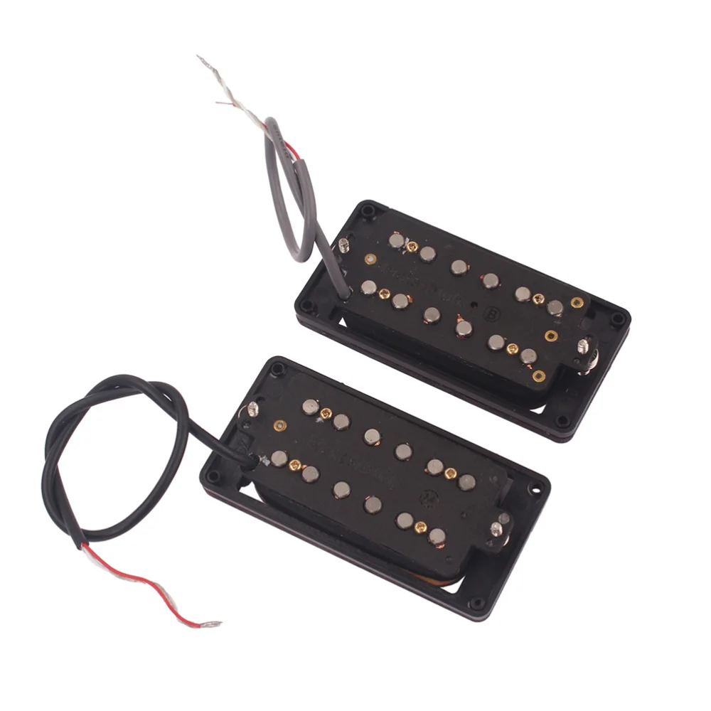 

Maple Wood 6-string Humbucker Pickups for Electric Guitar Replacement Parts Accessory