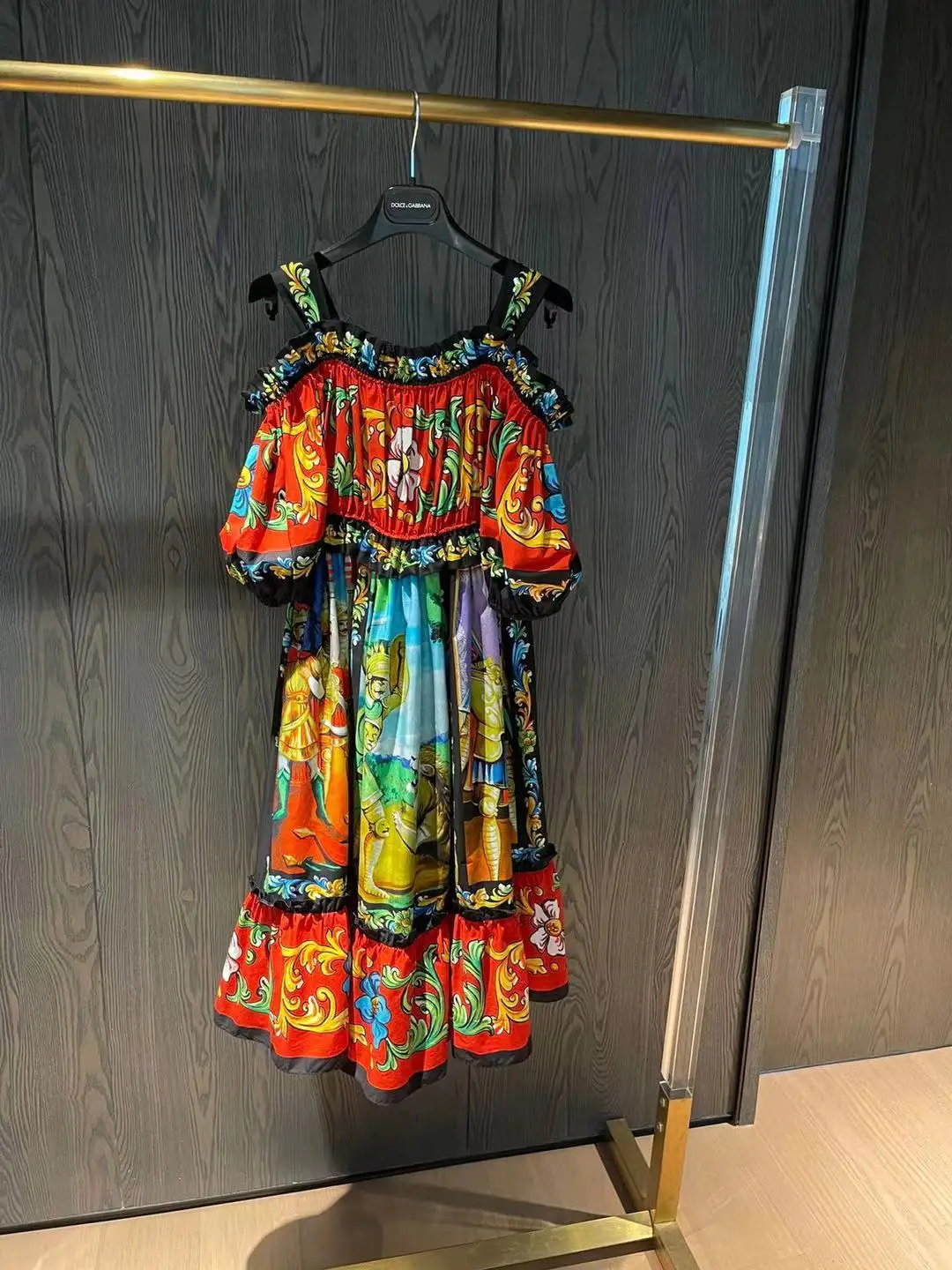 

2021 Autumn/Winter New Cocoanut Collection This Print Is 100% Cotton Dresses Women