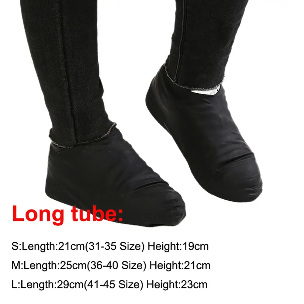 B7 Latex shoes cover Водонепроницаемая обувь дождевик противоскользящие многоразовые силиконовые стельки обувь ботинки скользкая уличная походная обувь для рыбалки - Цвет: B7 Latex shoes cover