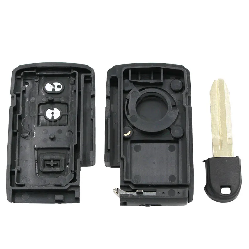 Чехол для автомобильного ключа с 2 кнопками Toyota Prius 2004 2005 2006 2007 2008 2009 Corolla Verso Camry