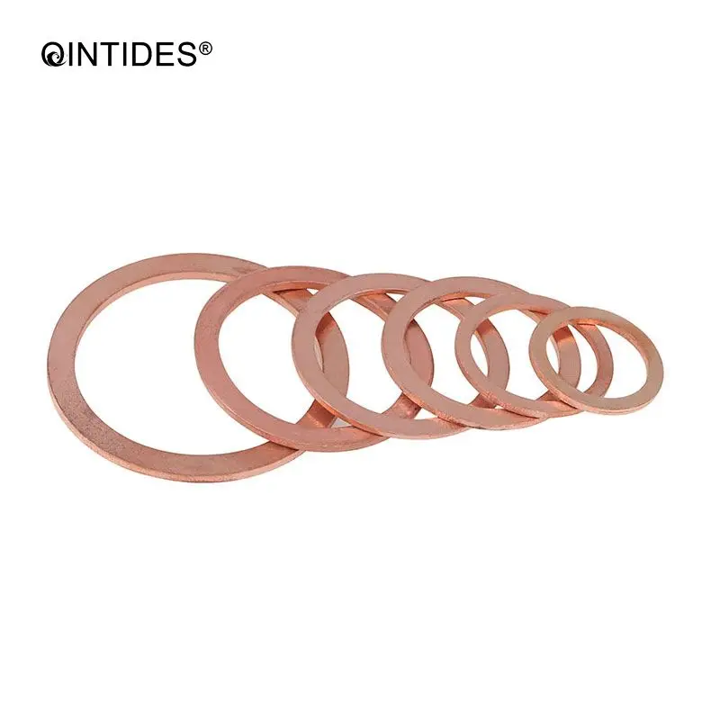 Details about   10 x M28 Copper Sealing Washers Metric Oil Plug Ring Plain Flat Hollow 