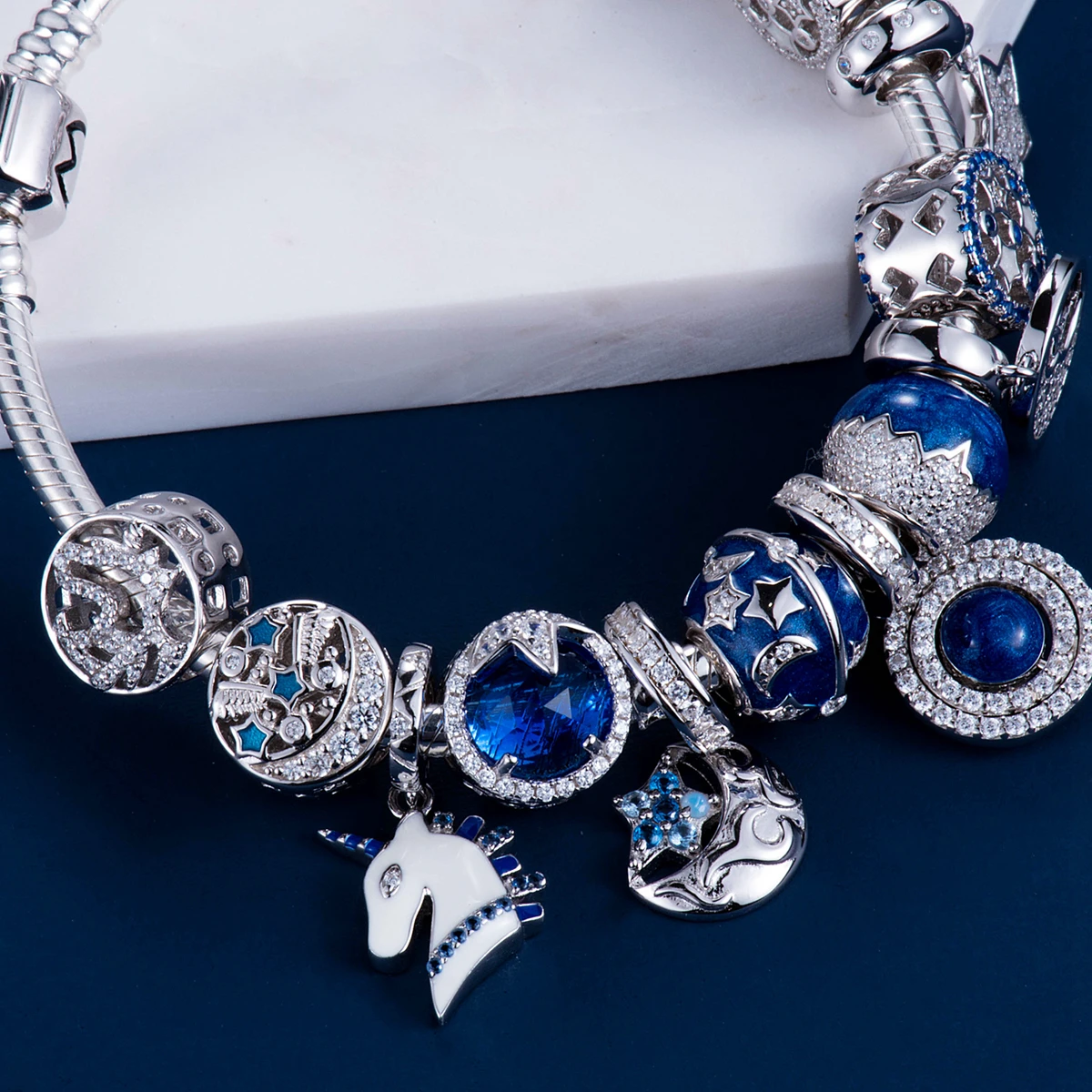 Видео! Шармы подвески из серебра 925 пробы в виде тропической рыбы и растений|charm