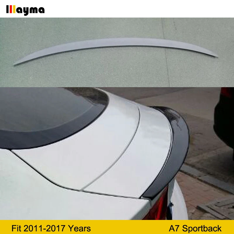 Спойлер заднего багажника из стекловолокна для Audi A7 Sportback 30 FSI 35 40 50 TFSI quattor 2011 2017