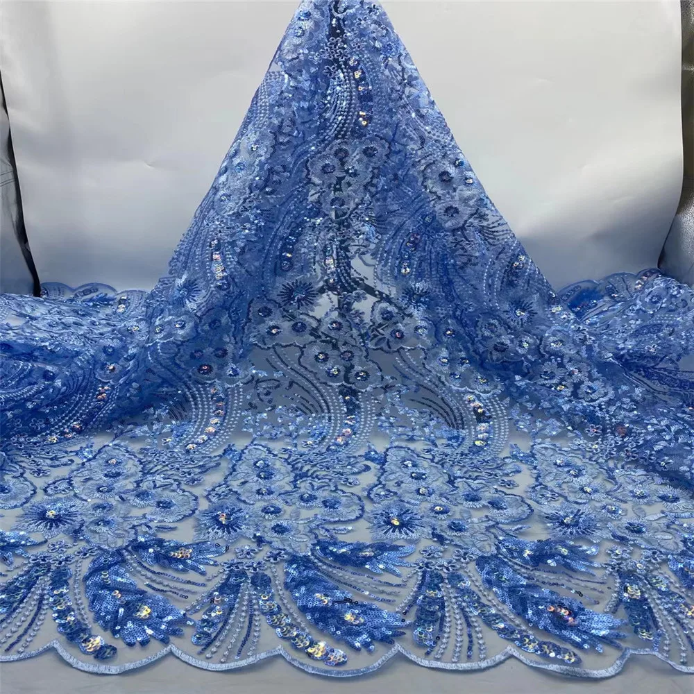 Новинка 2021 французская тюль нигерийское Сетчатое кружево африканская сетка с