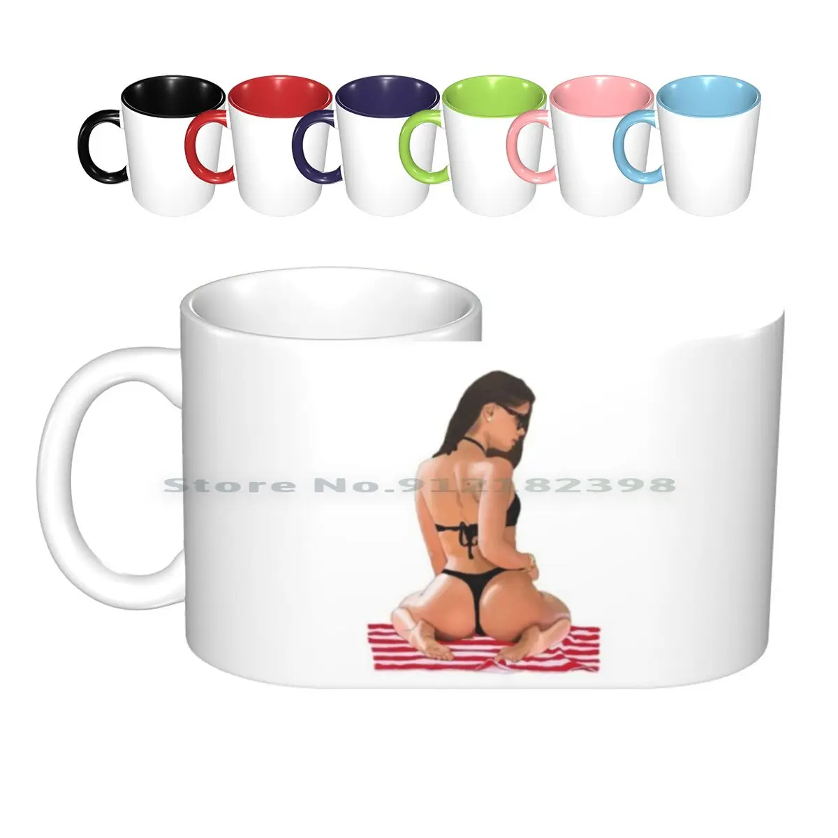 Керамические кружки бикини Little Caprice кофейные чашки Кружка для молока и чая