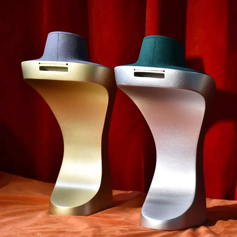 Resin necklace display stand neck portrait model jewelry display window display decoration storage rack