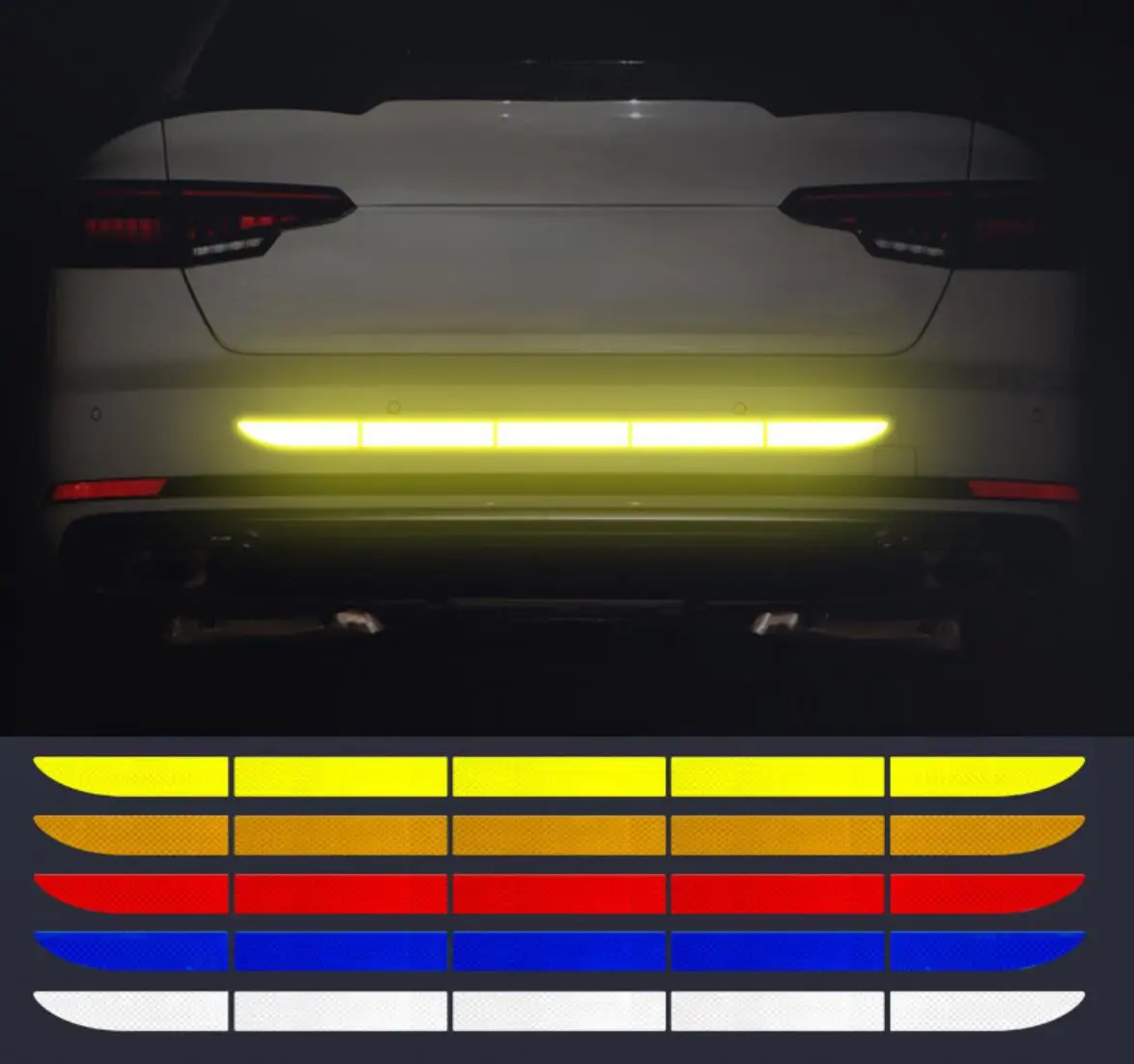 

Car Reflective Sticker Warning For Volkswagen VW Golf 5 6 7 JETTA PASSAT B5 B6 B7 B8 MK4 MK5 MK6 Tiguan Beetle Polo Bora T-ROC