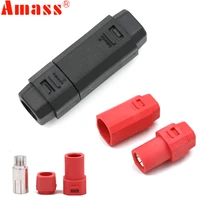 amass sh8 0 large current flame retardant power plug male female connector as250 1 2 8mm for rc model battery dc500v 150a 6awg
