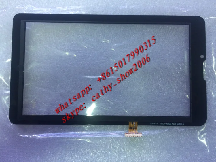Новый оригинальный сенсорный экран модели: F-WGJ70547-V1 квадратные шоу-сенсорный