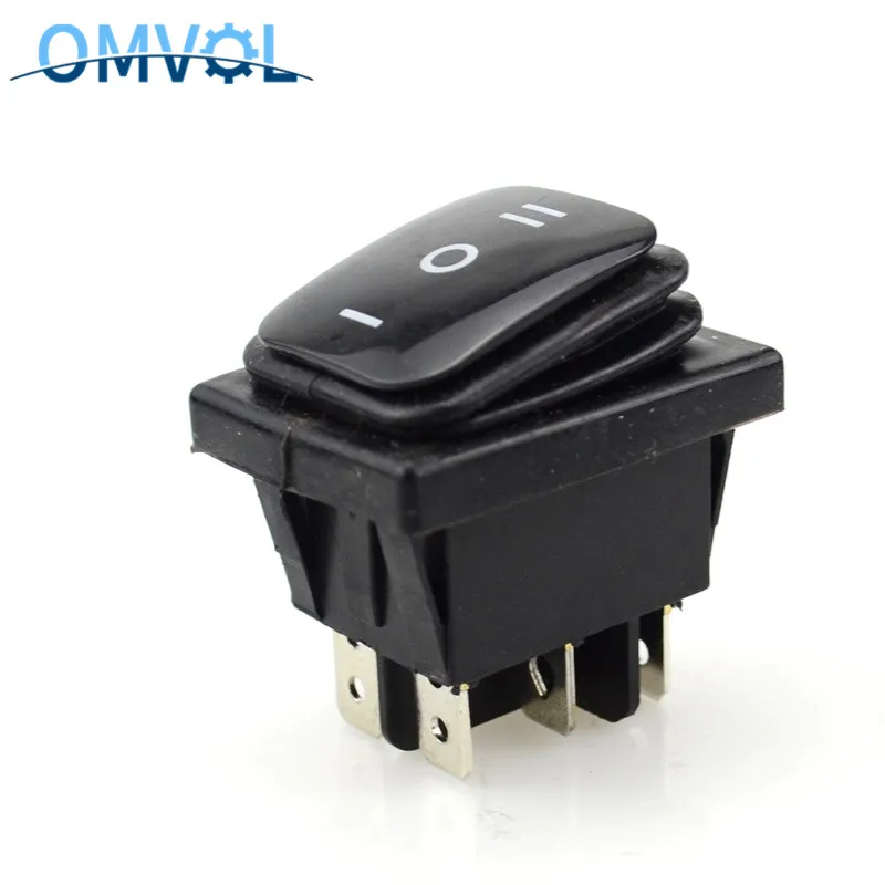 1 шт. мгновенный (вкл.) ВЫКЛ. Водонепроницаемый 6 контактный клавишный