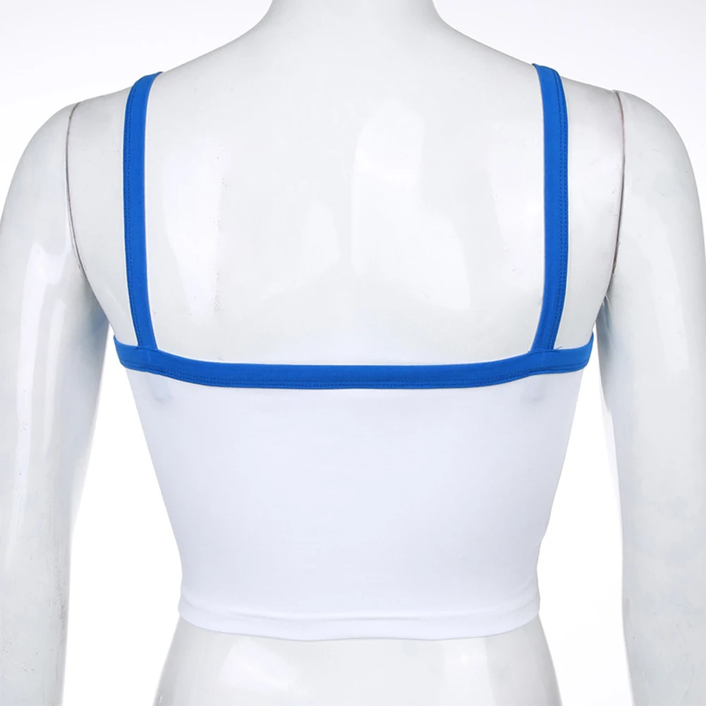 Летние майки повседневные женские укороченные топы без рукавов модные короткие