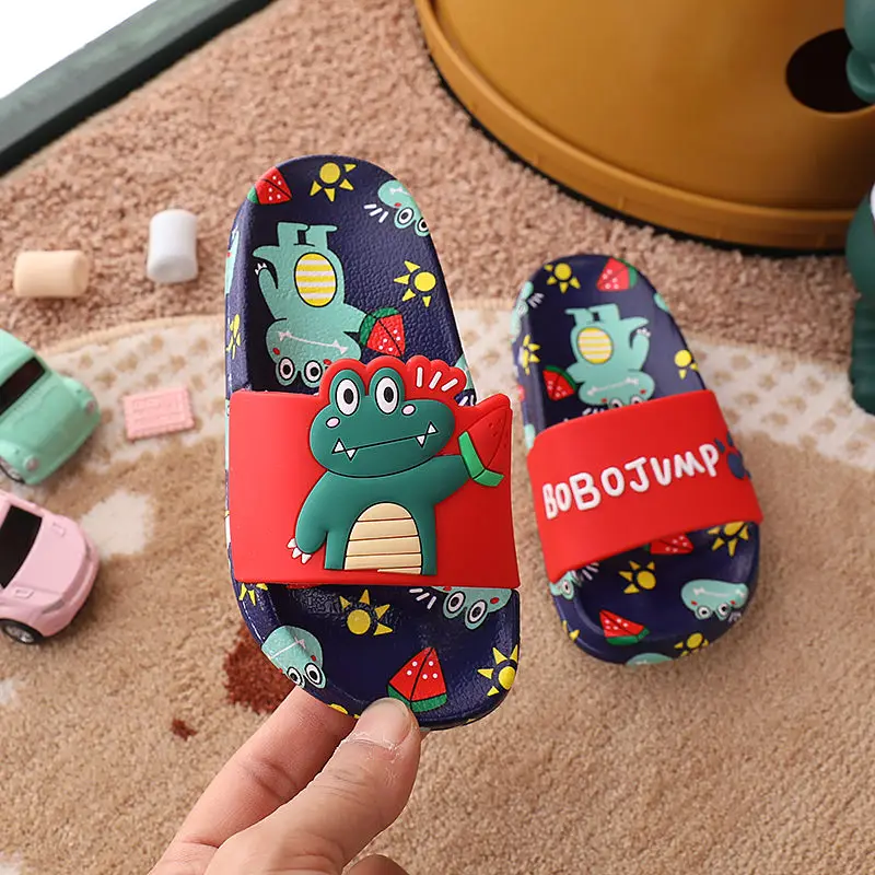 

Unicorn Kids Slippers New Summer Rainbow Boys Girls Slippers PVC Non-slip Children Beach Shoes Baby Home Sandals Kids Flip Flops