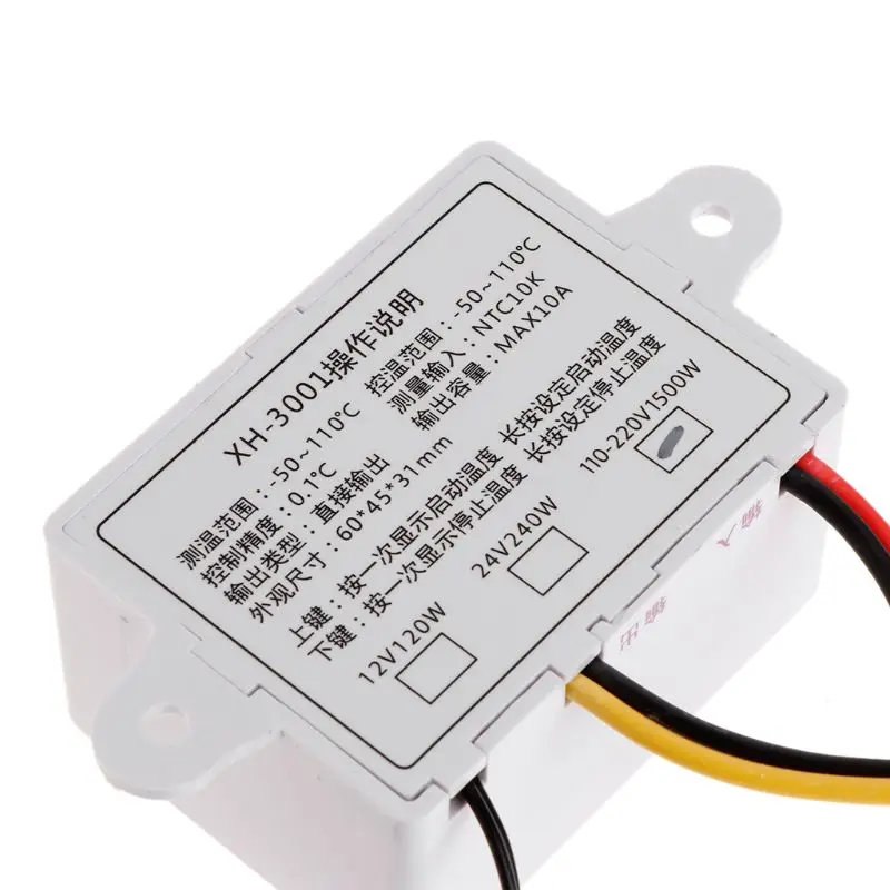 

W3001 AC 110V-220V Temperature Controller Thermostat Switch Digital LED Display