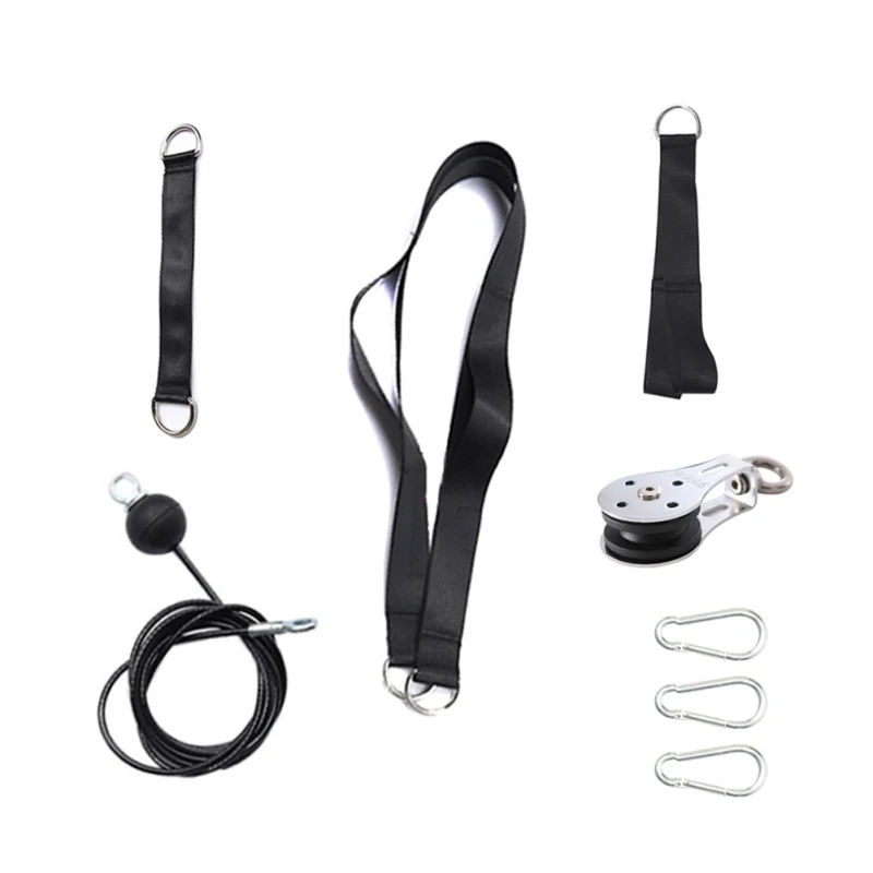 

DIY Pulley Cable System Fitness Loading Pin Lifting Triceps Rope Machine Workout Adjustable Length Home Sport Gym Accessories